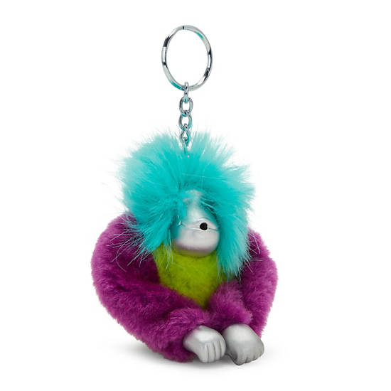 Kipling Fun Hair Sven Monkey Keychain Accessories Rød Grøn | DK 1941UZ